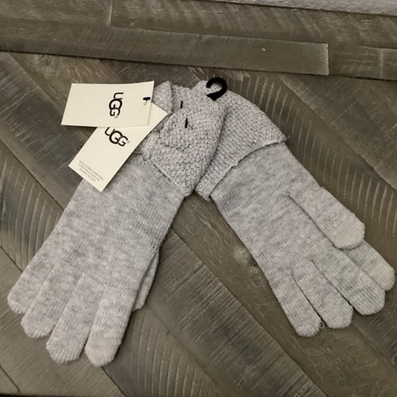 UGG Bow Wool Blend Tech Glove - Picture 4 of 5